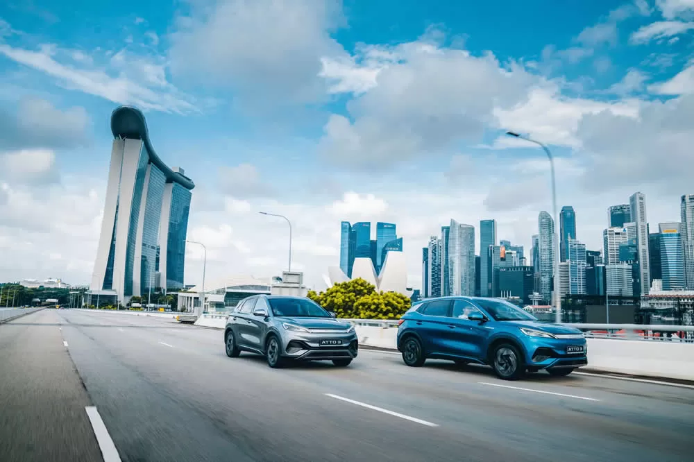 China's electric vehicles exported overseas